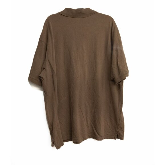 St. Johns Bay Mens Heritage Pique Polo Shirt 3XL Brown - Picture 5 of 8